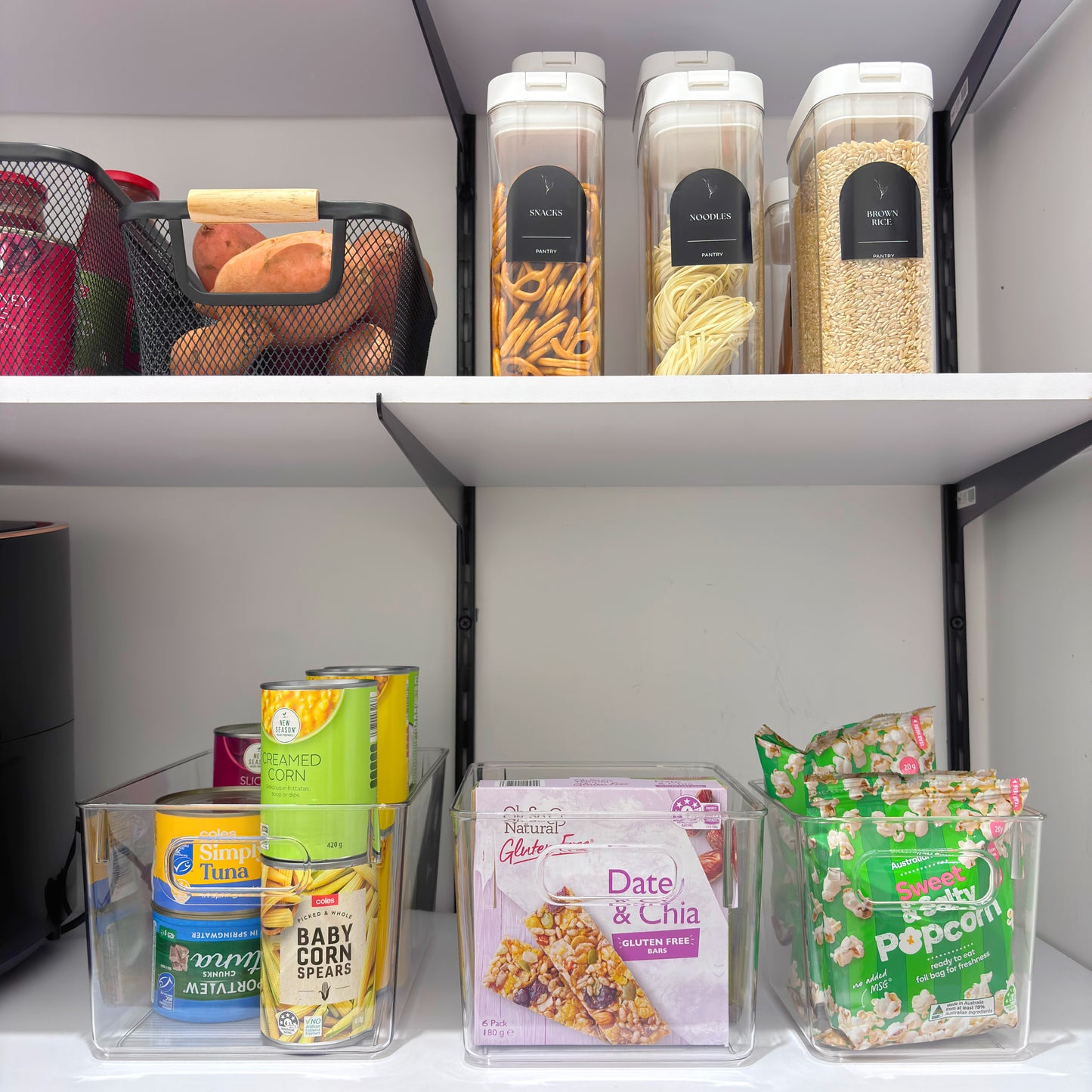 3-Piece Large Clear Storage Container Set