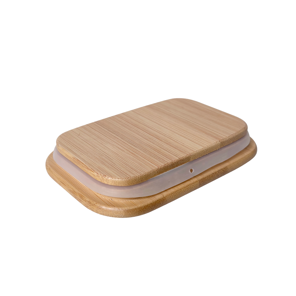 Rectangular Glass Pantry Jar with Bamboo Lid | 1.8L
