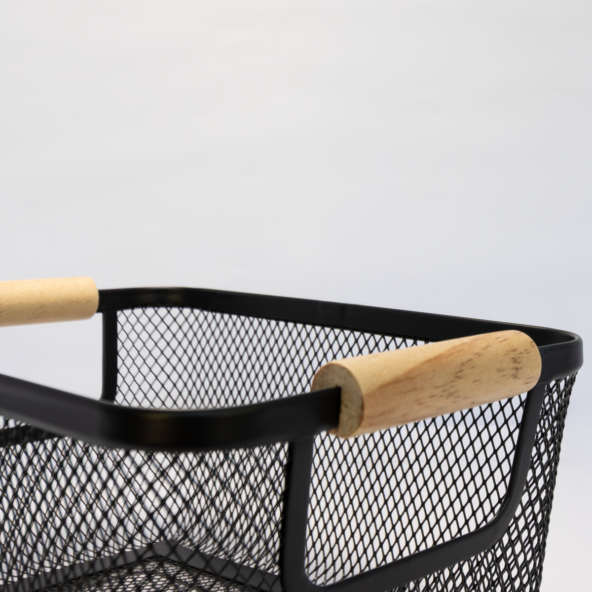 Glass Kitchen Reset Bundle | Black Labels & Mesh Baskets