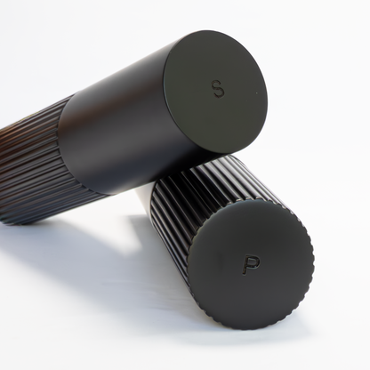 Ribbed Salt & Pepper Grinder Set