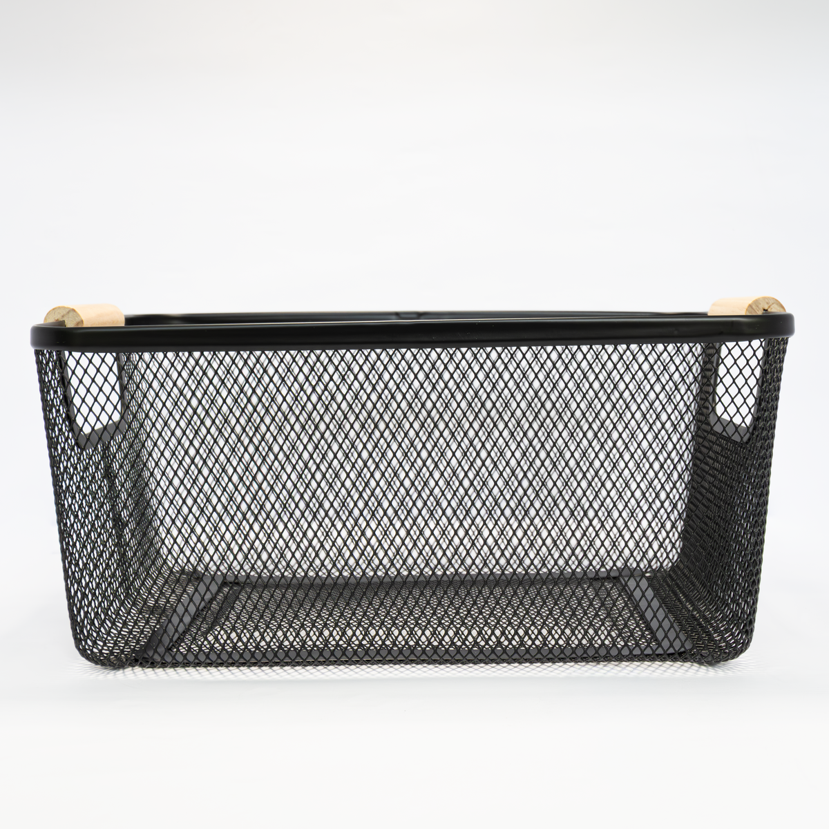 Large Mesh Storage Baskets | 3-Piece Set | Black