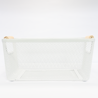 Airtight Container Kitchen Reset Bundle | White Labels & Mesh Storage Baskets