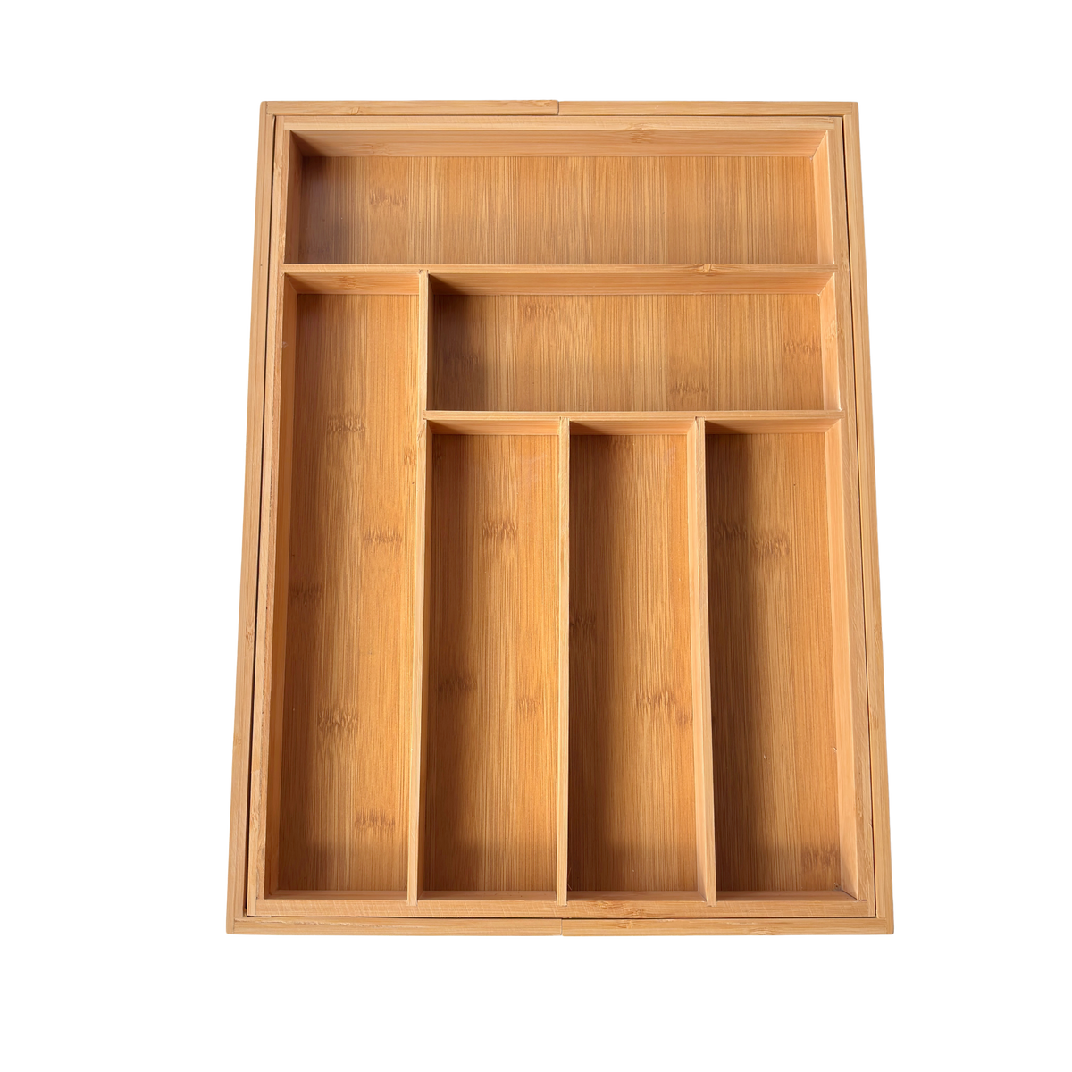 Extendable Bamboo Drawer Organiser