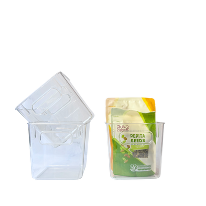 3-Piece Small Clear Storage Container Set
