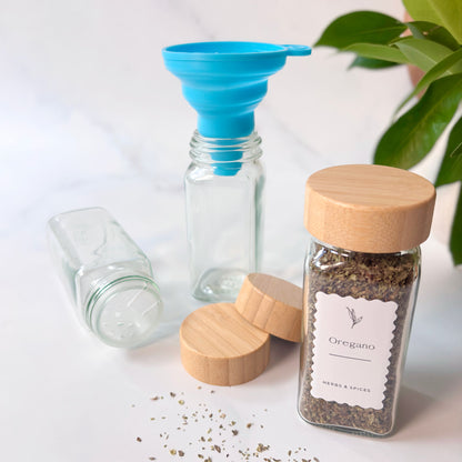 12-Piece Herb & Spice Organisation Bundle| White Labels