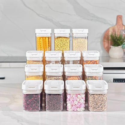 15-Piece Rectangular Airtight Container Pantry Set