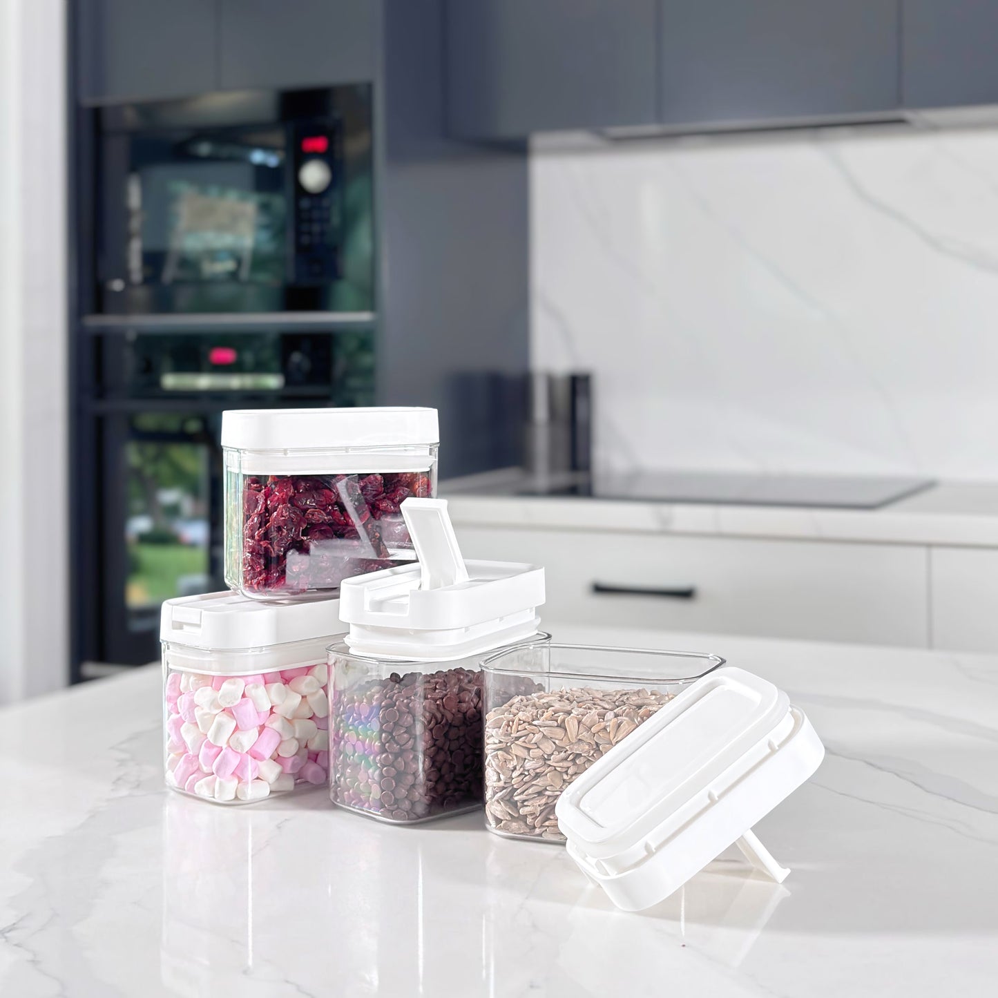 15-Piece Rectangular Airtight Container Pantry Set