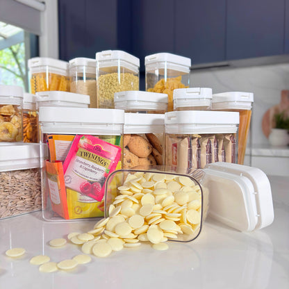 22-Piece Rectangular Airtight Container Pantry Set