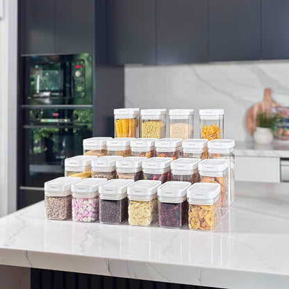 22-Piece Rectangular Airtight Container Pantry Set