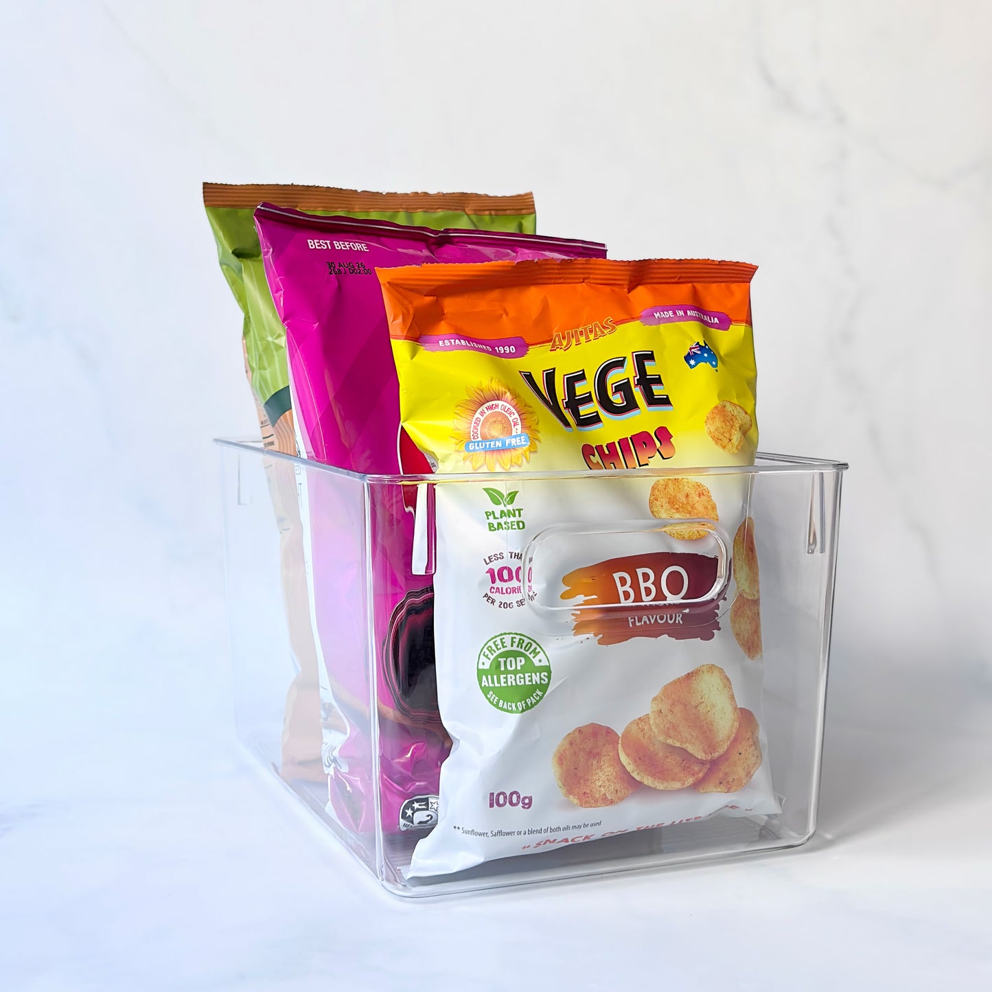 3-Piece Large Clear Storage Container Set