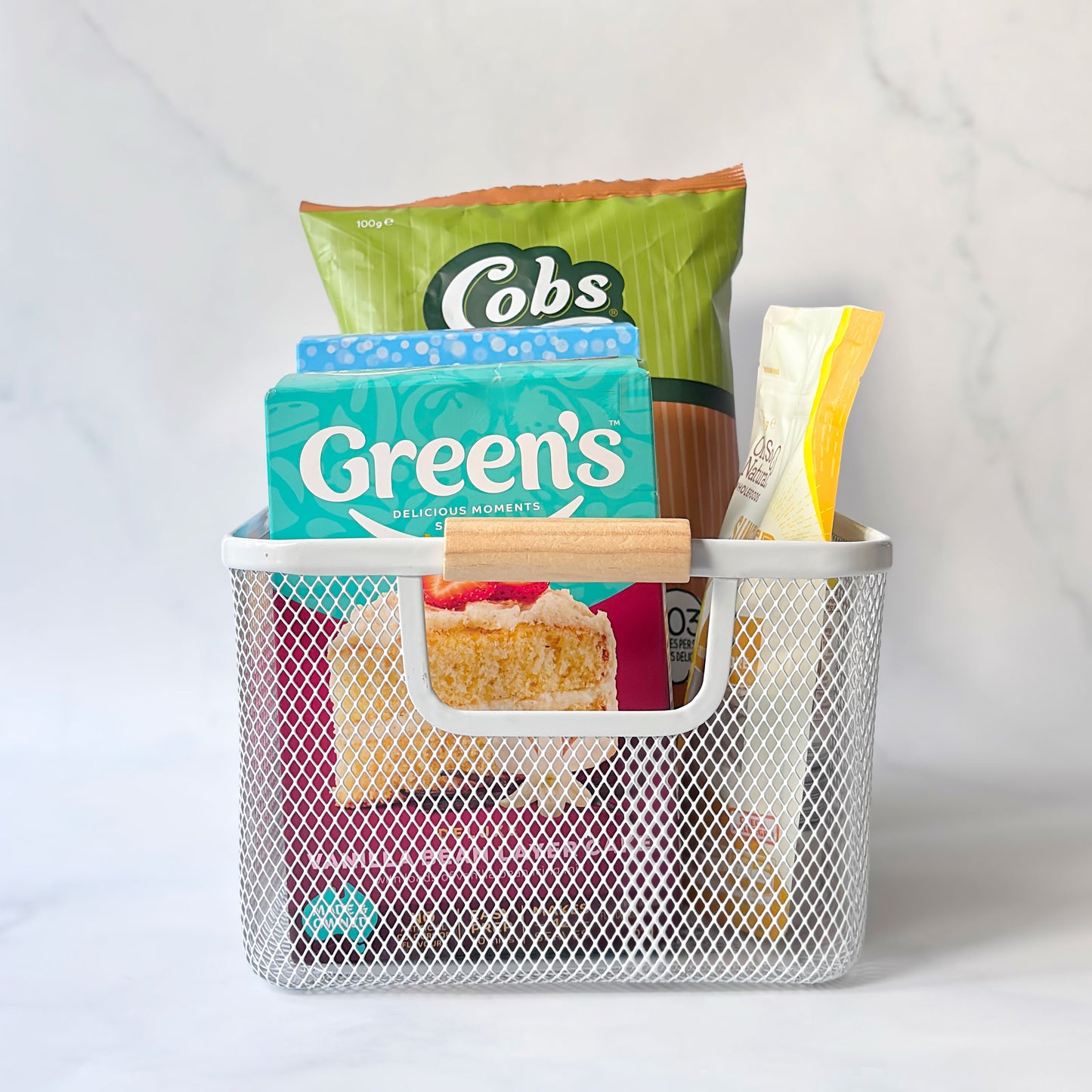 Medium Mesh Storage Baskets | 3-Piece Set | White
