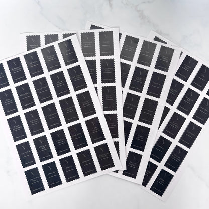 Glass Kitchen Reset Bundle | Black Labels & Mesh Baskets