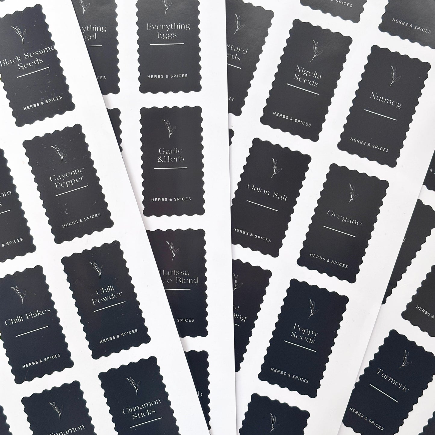 Bamboo Herb & Spice Organisation Bundle | Black Labels