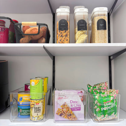 3-Piece Large Clear Storage Container Set