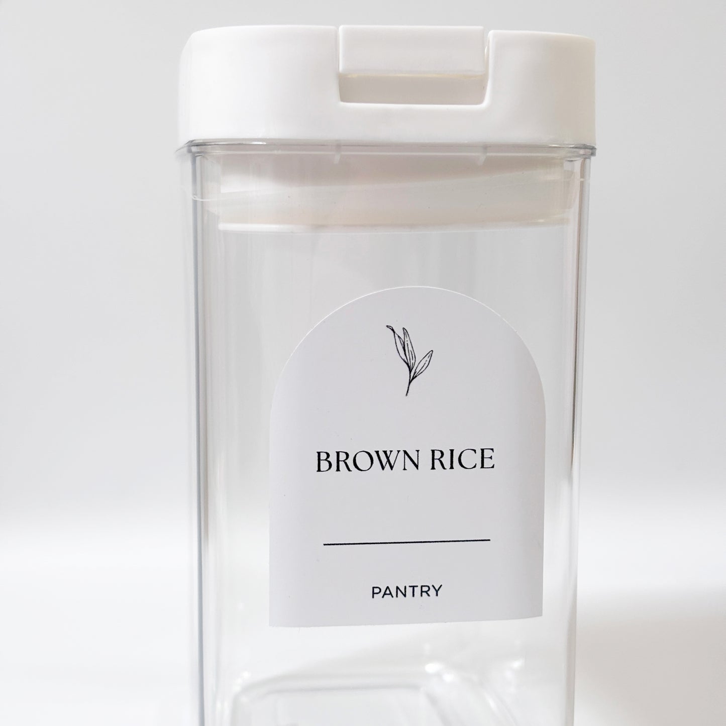 Airtight Container Kitchen Reset Bundle | White Labels & Mesh Storage Baskets