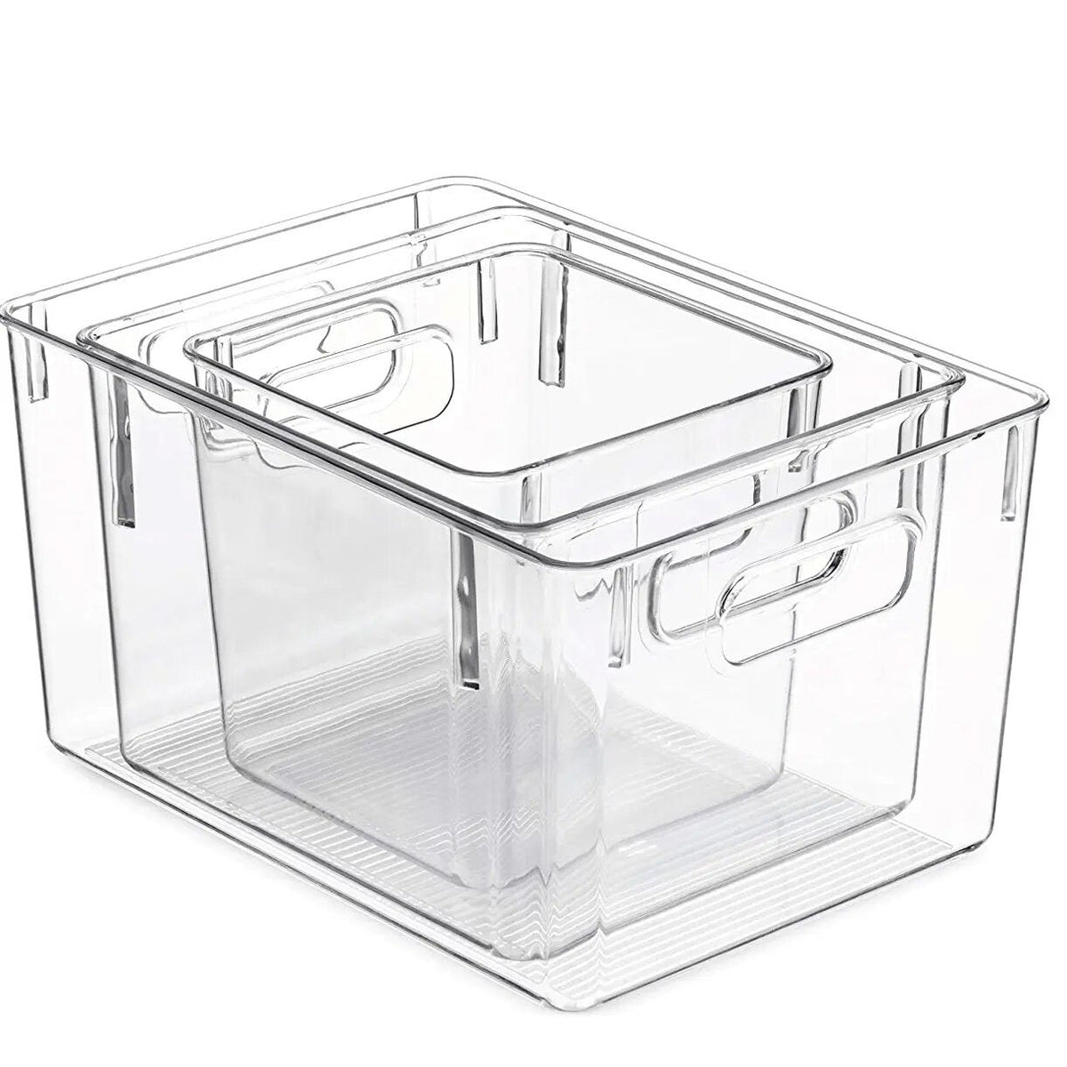 6-Piece Clear Storage Container Bundle