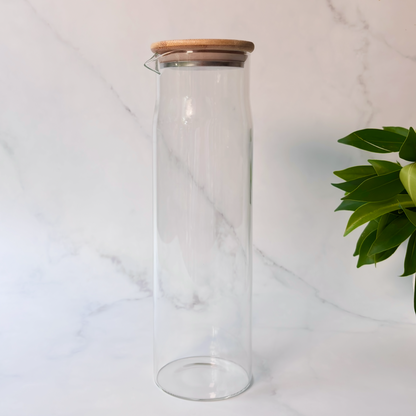 Glass Laundry Jars & Labels Set