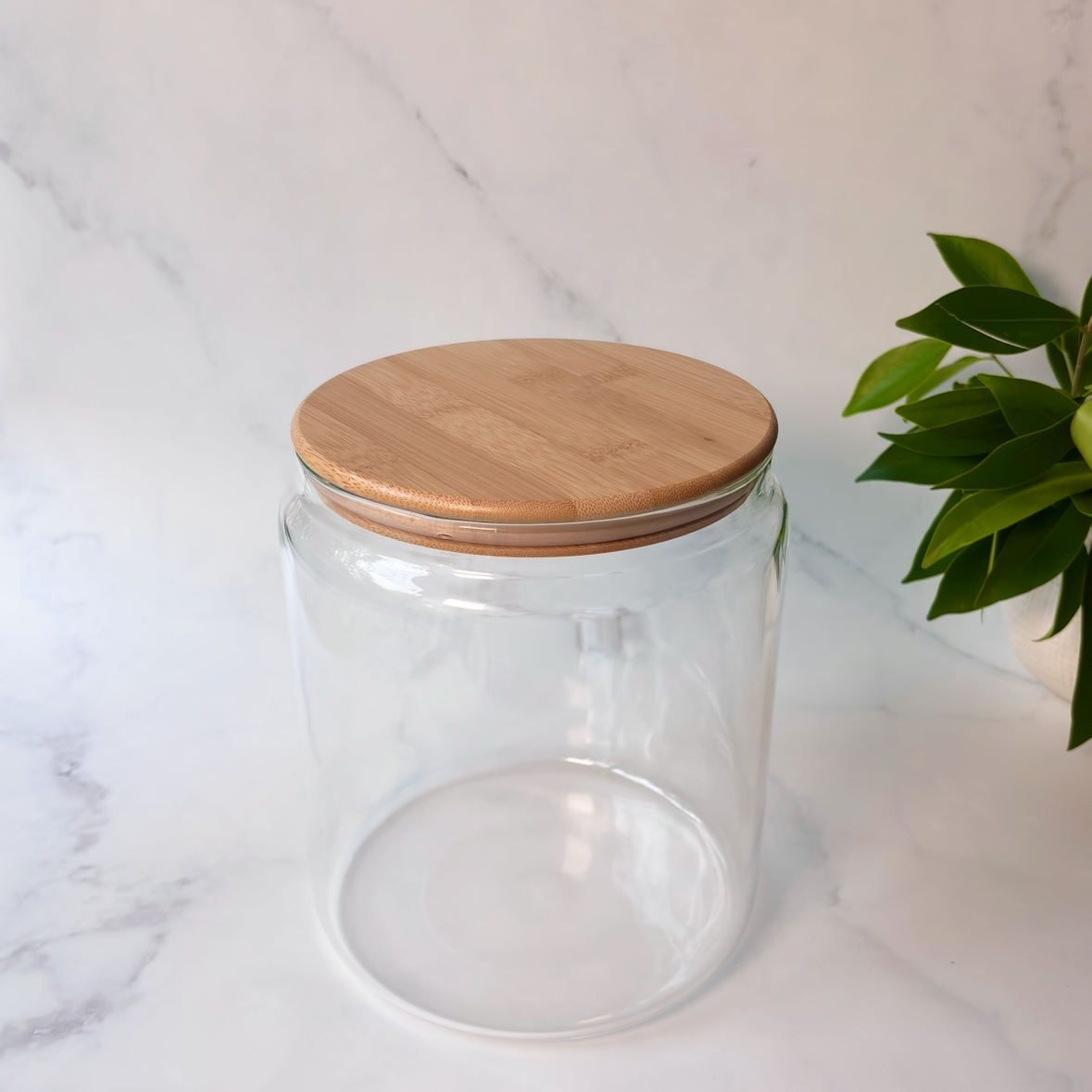 Glass Laundry Jars & Labels Set