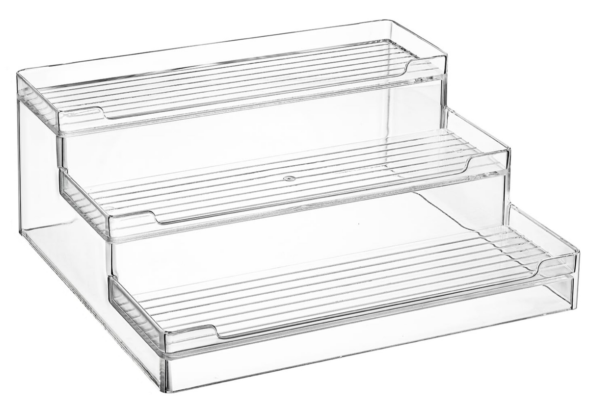 Acrylic 3-Tier Herb & Spice Rack | 2-Piece Set