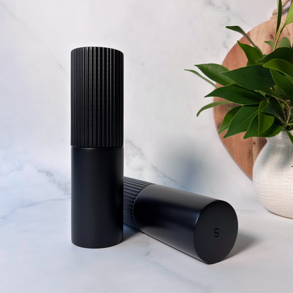 Ribbed Salt & Pepper Grinder Set