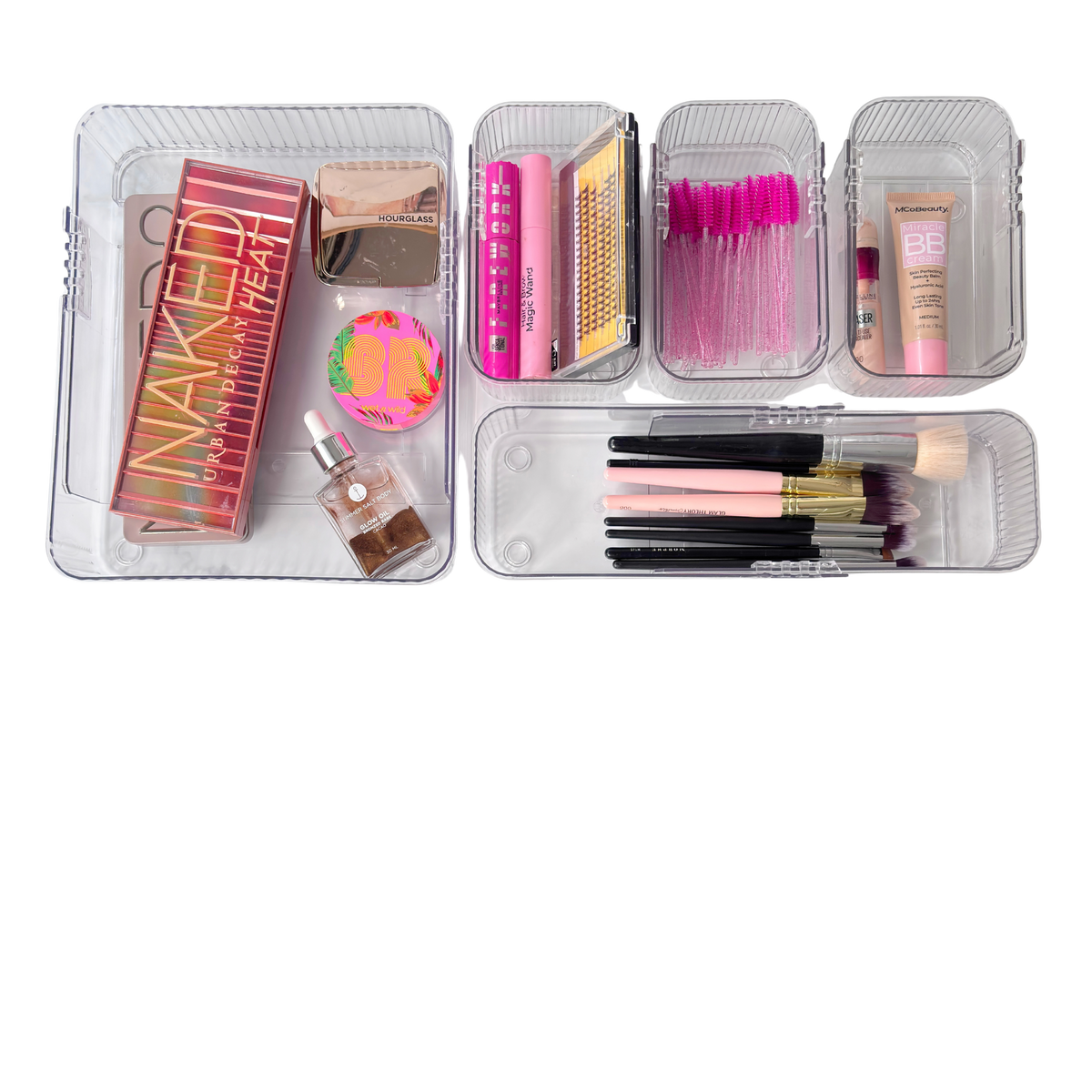 Extendable Ribbed Draw Organises | 7-Piece Set - Original
