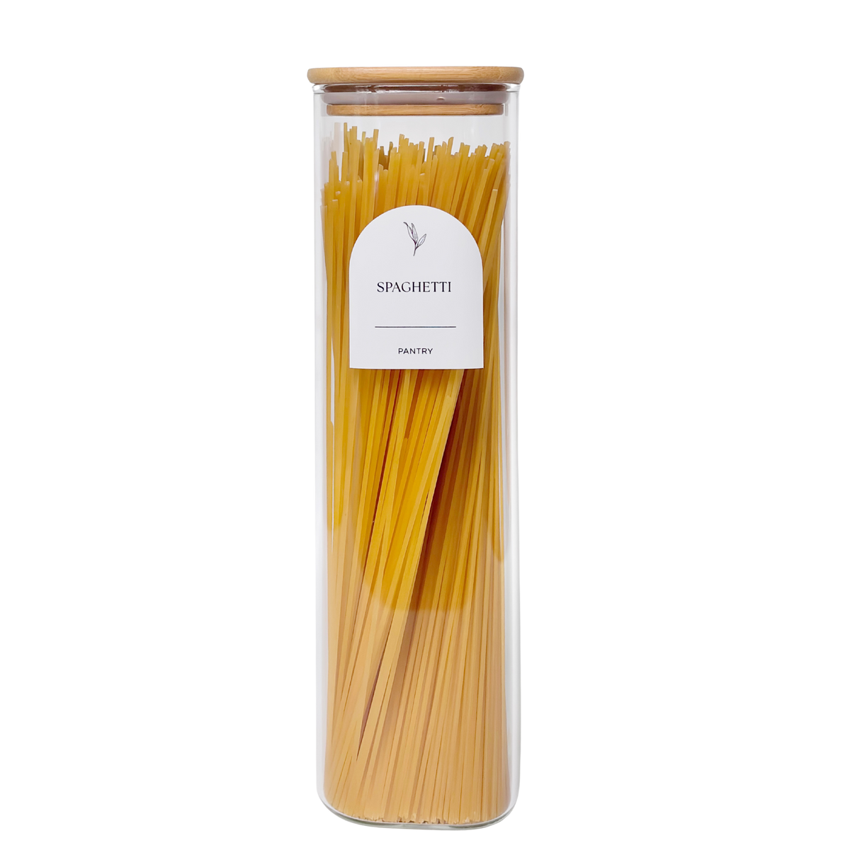 Essential Arched Pantry Label Set | White | 48 Labels