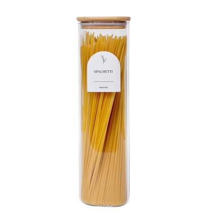 Essential Arched Pantry Label Set | White | 48 Labels